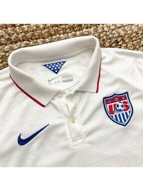 Nike 2014 USMNT World Cup Authentic Soccer Jersey Men’s Large White